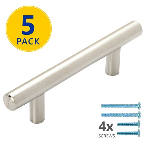 3 inch center brushed steel cabinet pulls|lowe's drawer pulls 3 inch.